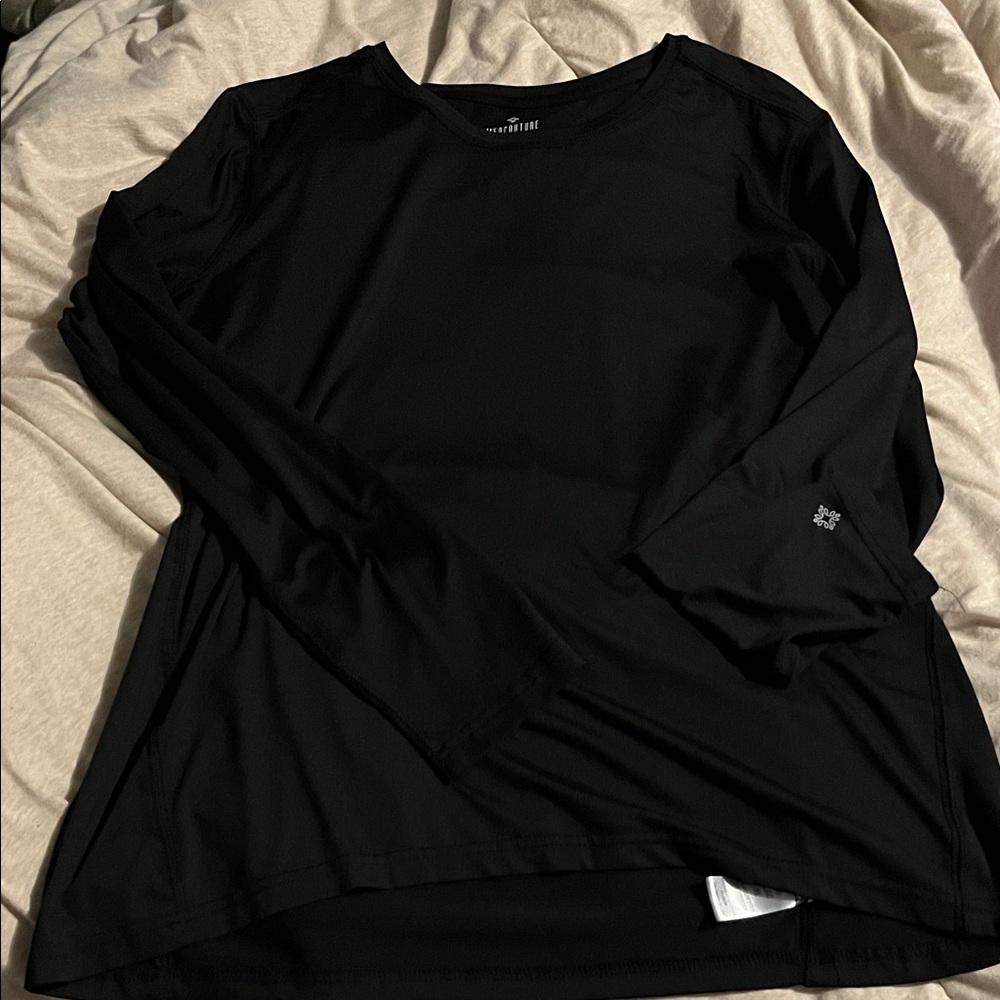 Black Long Sleeve Undershirt Scrubs